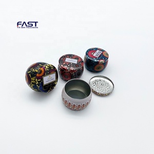 Fabricants en gros de boîtes en fer pour bougies parfumées vintage, <span class=keywords><strong>Ma</strong></span> <span class=keywords><strong>Kou</strong></span> Iron Jia Xu, bougies parfumées à la cire végétale, personnalisées - Product Image 5