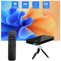 Proyektor Mini Portabel DLP Short Throw P09 Terbaru, Video Android Home Theater, Proyektor 4k, Pocket Beamer