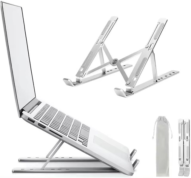 Aluminum Alloy N3 Laptop Holder Stand Adjustable Foldable Portable for Notebook Computer Bracket Lifting Cooling Holder Non-slip