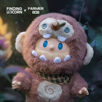 Figurine 100% authentique Finding Unicorn FARMER BOB, série Bestie, en vinyle et peluche, artisanat exquis, ornement de bureau