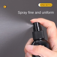 Vente en gros de flacons pulvérisateurs noirs en plastique pour animaux de compagnie de 10 ml/30 ml/50 ml/100 ml, petit flacon d'eau, flacon cosmétique, flacon d'alcool, flacon de séparation, agriculture