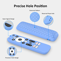 Carcasa de goma de silicona de suministro directo de fábrica para Walmart Android TV 2K Controller FHD Streaming Stick Tvs Remote Protector