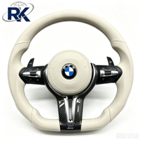Volant sport en cuir et fibre de carbone avec écran LED pour châssis F M235i X5 M3 M5, 3 branches, 40 mm, directement de l'usine