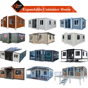 Moderne Fertighäuser im Freien mit Stahlrahmen import Erweiterbare Container Flat Pack Cottage Häuser - Product Image 4