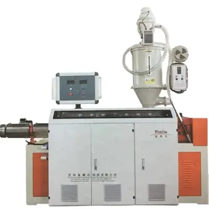 Fosita एकल पेंच SJ25 SJ30 छोटे मिनी प्लास्टिक पाइप Extruder Extruders मशीन पीई प्लास्टिक पीपी पाइप Extruding मशीन