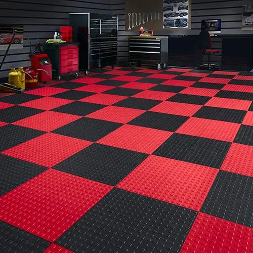 Tappetini per piastrelle in PVC per Garage ad incastro antiscivolo per impieghi gravosi pavimenti per garage in plastica piastrelle per pavimenti ad incastro