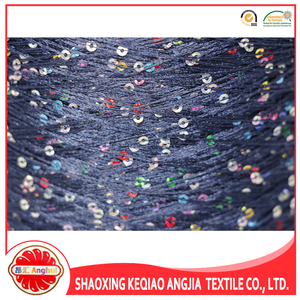 100% Polyester Đan <span class=keywords><strong>Sequin</strong></span> Chủ Đề Sợi Giá Rẻ Bán Buôn Nhuộm Mô Hình Len Với Sequins - Product Image 3