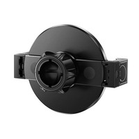 Support de téléphone magnétique à pince pour iPhone 17 Pro Max Samsung S26 Ultra avec fixation magnétique pour prise de 17 mm, support amovible