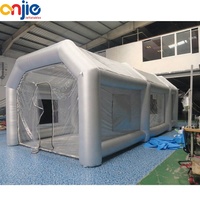 Cabine de peinture gonflable commerciale tente de peinture en aérosol grande tente gonflable tente de peinture en aérosol