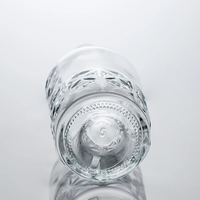 Vente en gros de bouteilles en verre cristal élégantes de 500 ml et 750 ml pour boissons et spiritueux, avec bouchons en liège, impression sérigraphique, couleur personnalisée, transparentes