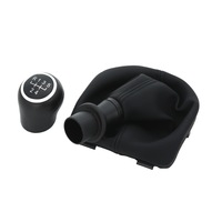Poignée de levier de vitesses pour VW Transporter Multivan Caravelle T6 T7 2016-2020, boîte de vitesses manuelle, noir argenté