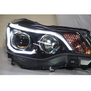 Feux avant à LED avec lentille de projecteur pour Subaru XV Impreza 2011 à 2015, <span class=keywords><strong>TLZ</strong></span> - Product Image 4