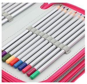 Sac en tissu Oxford pratique personnalisé, organiseur à 72 emplacements, étui portable pour crayons d'aquarelle, couleur personnalisable, recyclable - Product Image 2