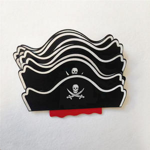 قبعة قبطان قراصنة من اللباد لعام 2025، مع رقعة عين للقراصنة لحفلات القراصنة التنكرية، قبعة زي كلاسيكي مع قناع عين للأطفال - Product Image 4