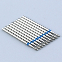 ZHI JIA Lot de 10 accessoires de rechange en carbure pour ponceuse à ongles, pour l'élimination des peaux mortes