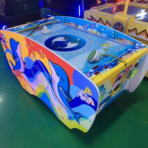 Machine de jeu de pièces de monnaie pour enfants Concave commerciale Double Hockey Air Cushion Ball <span class=keywords><strong>Clown</strong></span> Line-Up Entertainment pour plastique - Product Image 3