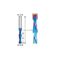 Fraise à dégauchir les surfaces TUOKE TK1088 avec tige de 1/4 pouce pour le travail du bois, outil de fraisage CNC pour le redimensionnement des panneaux et le façonnage des dalles