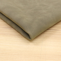 Échantillon gratuit conception cuir nubuck tissu microfibre pu cuir artificiel pour la fabrication de chaussures
