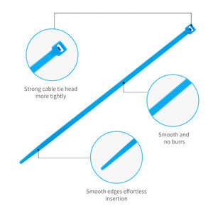 XINGO 3,6*100mm 100 Uds Preto De Nylon <span class=keywords><strong>PA</strong></span> 66 autoblocante Cable Tie protección UV Abracadeiras De Plastico <span class=keywords><strong>Com</strong></span> Trava Para - Product Image 4