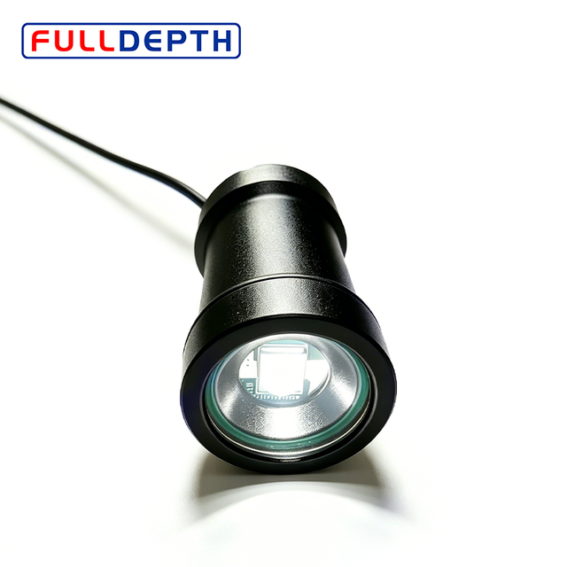 FD-LL-011 1500 Lumen Compact Subsea Light 200m Rated Depth 12~36VDC Aluminium Alloy Housing Underwater Inspection Light