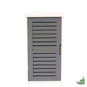 Armoire de rangement verticale fine pour buanderie, avec porte à persiennes ventilée, autoportante, pour espaces étroits, organisateur de salle de bain et de buanderie - Product Image 4