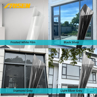 Dekorative Fensterfolie Gebäudeglas Buntglas Geätzte Mattierte Sichtschutzfolie Kundenspezifisches Musterdesign Großhandel OEM China