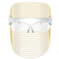 Masque de beauté pour le visage à lumière LED, optimise l'état de la peau, hydrate la peau du visage et améliore l'éclat naturel de la peau