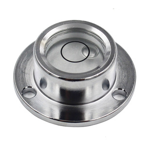 Nivel de burbuja de vidrio con base metálica de 32 mm con 4 orificios para tornillos de 18 mm de diámetro para construcción - Product Image 2