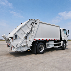 Nouveau camion compacteur de déchets QINGLING ISUZU GIGA, camion de collecte des ordures à chargement arrière hydraulique - Product Image 5