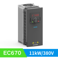 Variador de Frecuencia EC670 Trifásico 380V 11kW, Inversor de Frecuencia Variable (VFD/VSD) para Elevadores