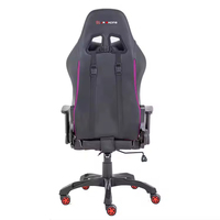 Chaise de jeu personnalisable en cuir PU au design moderne avec fonctions pivotantes, extensibles et massage