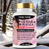 Suplemen Herbal OEM 98% Akar Kudzu dengan Kapsul Lycopene & Vitamin E untuk Pembesaran Payudara Dewasa, Peningkatan, dan Dukungan Imunitas
