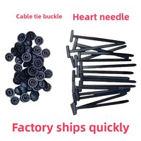Clip de fixation universel multi-usages en nylon noir robuste pour protection de moteur, protection de dessous de caisse, doublure d'aile, garde-boue de coffre 1