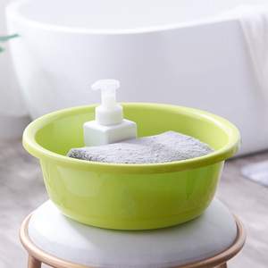 Plastic Washbasin Round 27cm Thickened Household Kitchen Student Use - Product Image 3
