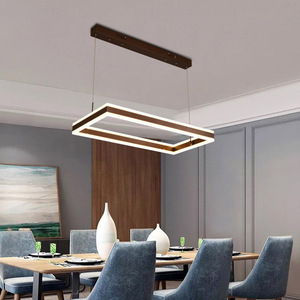 Đèn Chùm Treo Trần Acrylic, Đèn Chùm Treo Trần Hiện Đại Kiểu Bắc Âu, Đèn Chùm Trung Sơn Hình Chữ Nhật - Product Image 5