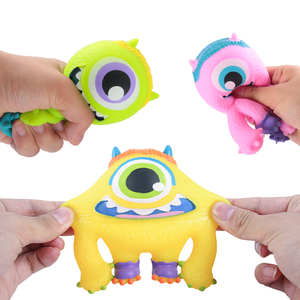 High Quality OEM Colorful One Eye Monster Smile <b>Light</b> <b>up</b> Fidget Sensory Toys Patent Reversed Novelty Toys for Kids - Product Image 3
