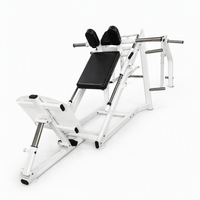 Machine à Squat Inclinée à Charge Libre pour Salle de Sport Commerciale, Appareil d'Entraînement des Jambes pour Club de Fitness