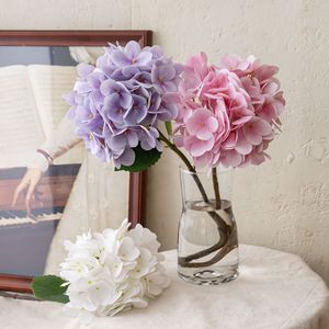 CallaFloral <b>Artificial</b> <b>Hydrangea</b> Flowers Single Branch PVC Material Indoor Decor Office Home Gifts - Product Image 1