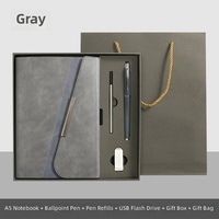 Ensemble cadeau carnet et stylo d'affaires, carnet à trois volets en cuir PU de luxe personnalisé, stylo, ensemble de papeterie de bureau professionnel, cadeau promotionnel