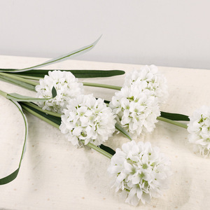 Artificial Silk Flower Ball White Pink Wedding Decoration Outdoor Home Props High Simulation Single <b>Branch</b> CQ-454 - Product Image 3