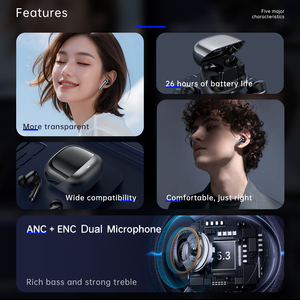 TWS không dây Earbud audifonos <span class=keywords><strong>Bluetooth</strong></span> 5.3 Tai nghe Tai nghe tai nghe tiếng ồn hủy bỏ trong tai earbuds Fone de ouvido <span class=keywords><strong>Bluetooth</strong></span> tai nghe - Product Image 3