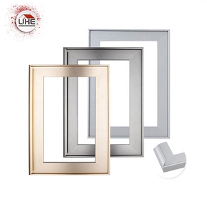 โครงตู้เสื้อผ้าอลูมิเนียมขนาดสั่งทำพิเศษ <span class=keywords><strong>ประตู</strong></span><span class=keywords><strong>กระจก</strong></span><span class=keywords><strong>ใส</strong></span>สีดำ - Product Image 2