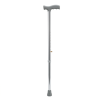 Canne de marche en aluminium réglable sur 10 niveaux avec poignée en PVC, durable, légère, capacité de 100 kg, pour personnes âgées, rééducation, thérapie KJT 907B