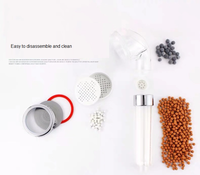 Pomme de douche haute pression, de salle de bain 3 modes, filtre à anions économie d'eau, douchette de SPA buse de douche Pure