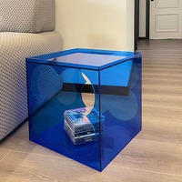 Usine personnalisée grande petite boîte en acrylique boîtes transparentes en acrylique affichage grand cadeau bonbons fleur stockage boîte en acrylique