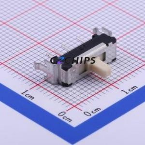 SSSS918700 Slide Switch Through hole Component (THT) Switch Single Pole Three Throw Rectangle Pin Header PC Pin 9.5mm - Product Image 1