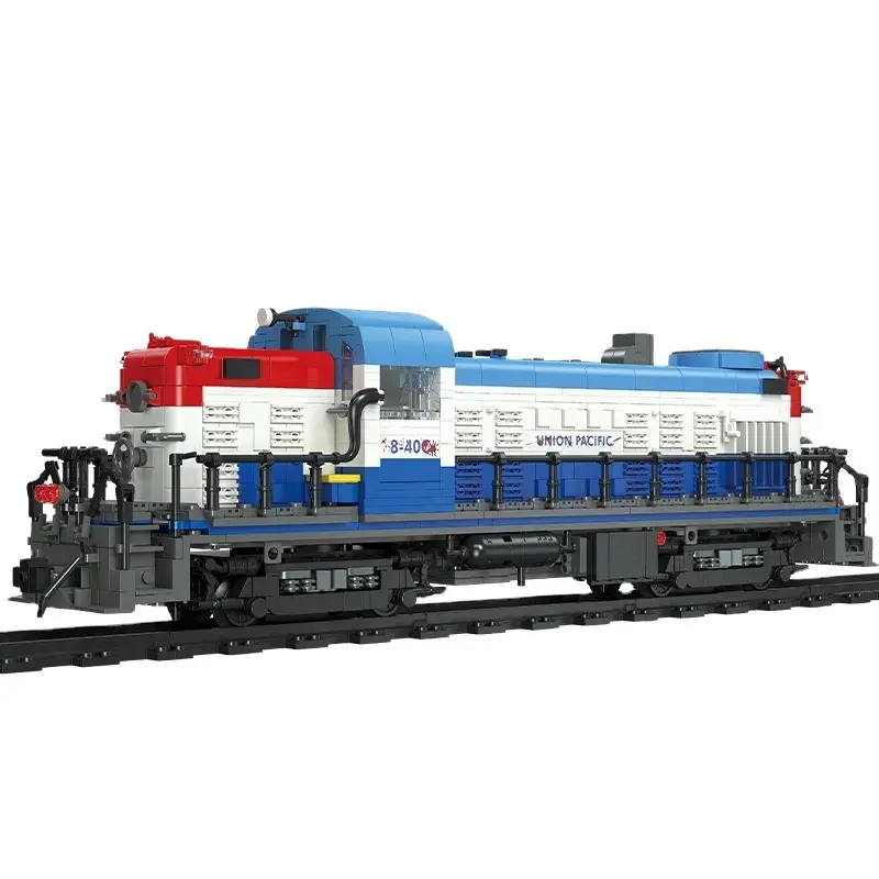 Heiße Verkaufs artikel 59006 große Konstruktion Dampfzug Modell 2399 Stück pädagogische Baustein Set DIY Kunststoff Jungen Zug Set