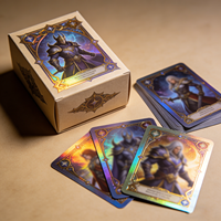 Cartes TCG personnalisées, originales, thème Romance, très demandées, chinoises, japonaises, avec art diamanté dessiné à la main, packs de cartes anime, protège-cartes, jeu