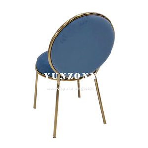 Silla en forma de almejas al por mayor, sillas doradas de acero inoxidable para eventos reales y fiestas, sillas de salón de bodas para eventos de lujo - Product Image 5