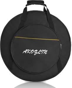 Échantillon gratuit de sac pour cymbales avec séparateurs rembourrés de 6 mm, sac de transport pour cymbales de batterie avec poignées de transport, sangles de sac à dos - Product Image 4